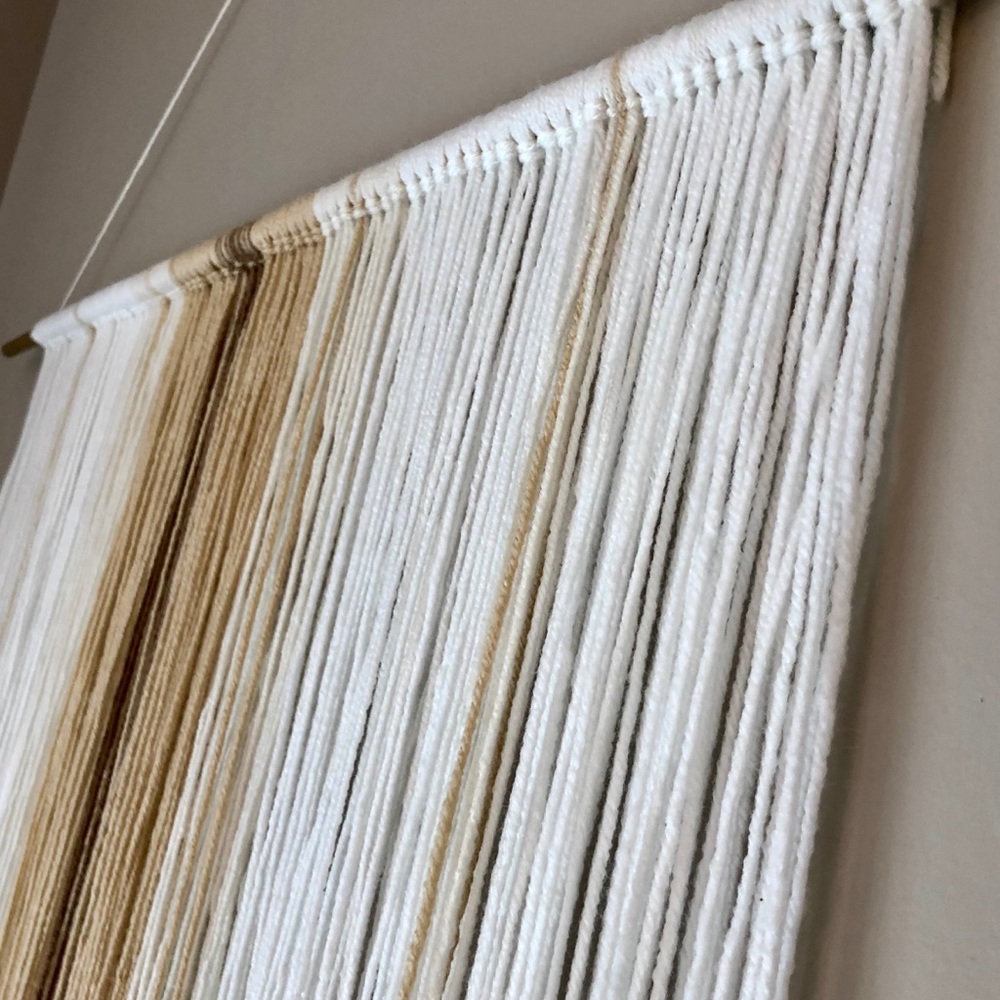 Navajo - Large 36”x48” Yarn Wall Hanging Bohemian - Picture 4 of 7